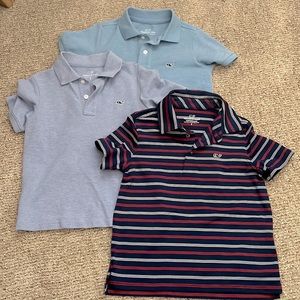 Like New! Vineyard Vines - boys size 6 - 2 polos, 1 performance polo